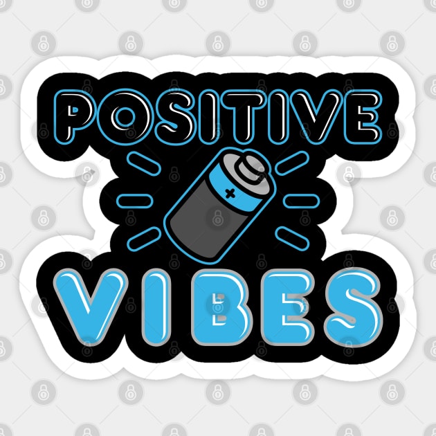 Positive Vibes Sticker by Side Hustle